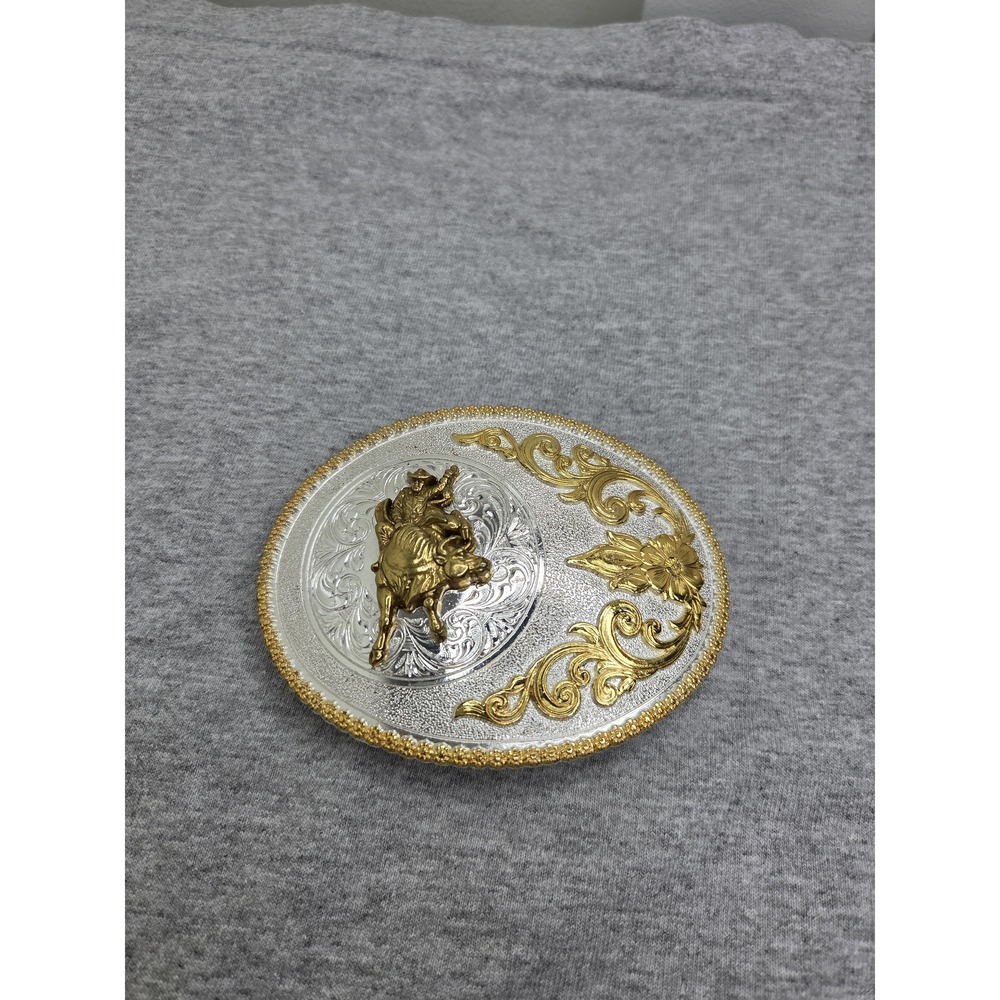 Nocona Bull Riding Rodeo Cowboy Southwestern Belt Buckle